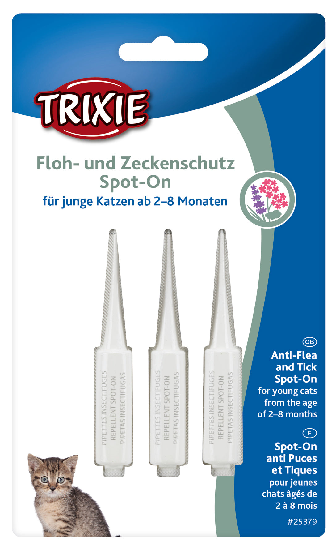 Trixie Floh- und Zeckenschutz "Spot-On" Katzenkinder 3× 0,6ml