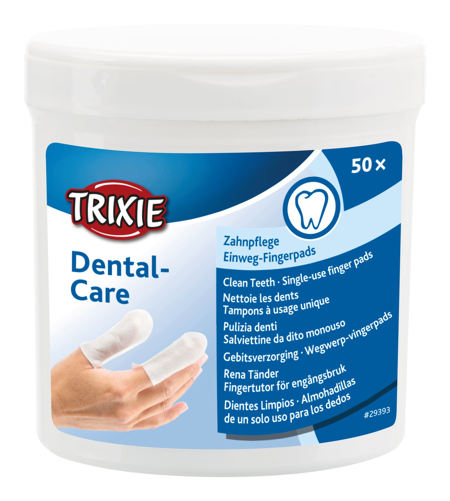 Trixie Zahnpflege Fingerpads | 50 Stück