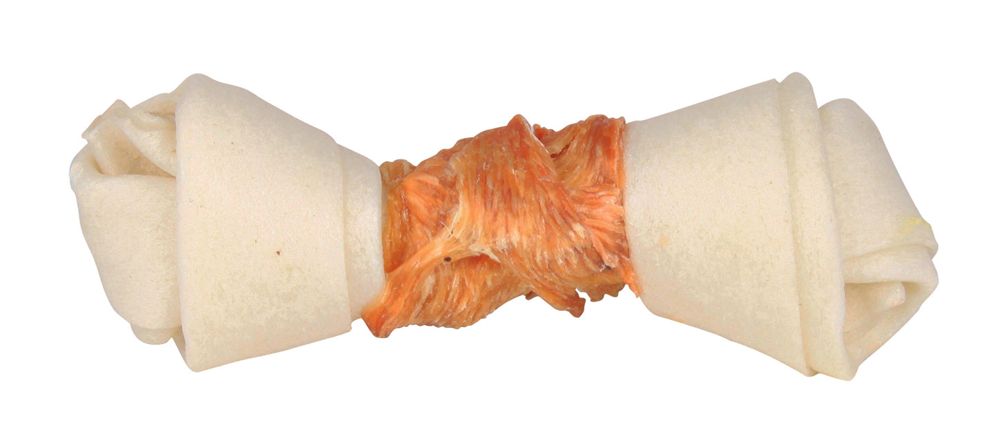 Trixie Snackbar | Knot mit Huhn 11cm (2 St./70g)