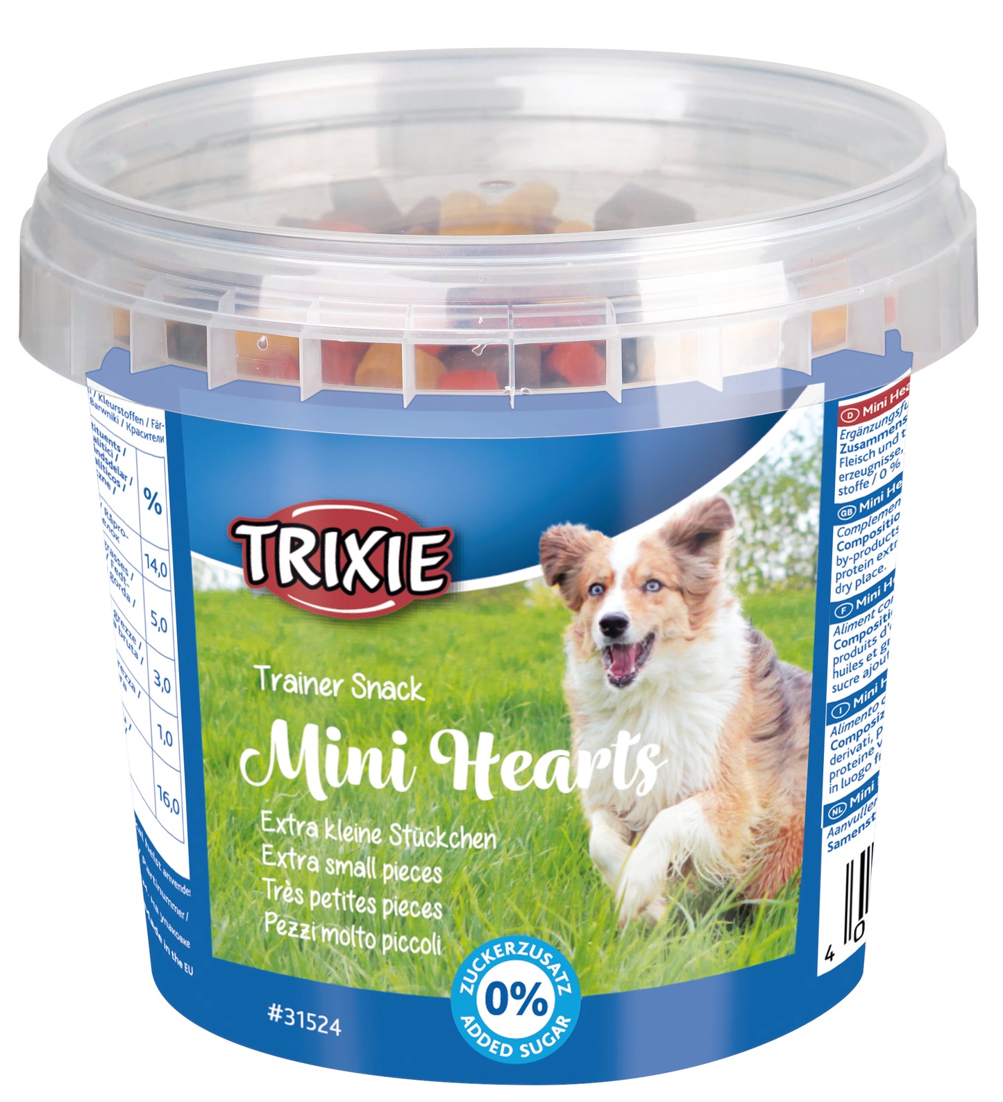 Trainer Snack Mini Hearts, 200 g