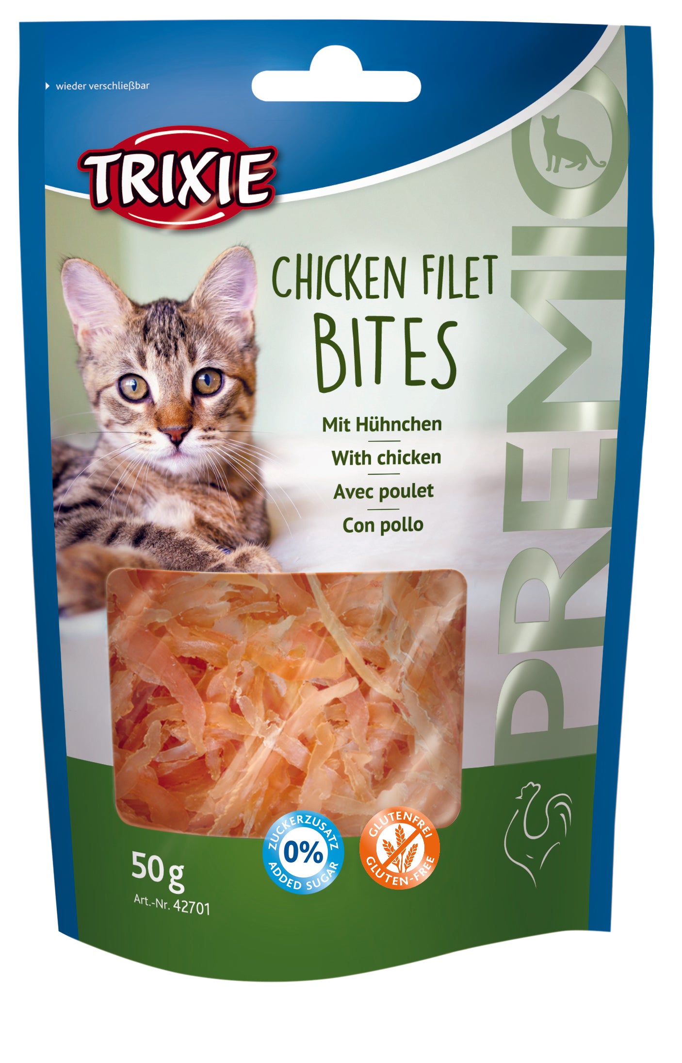 PREMIO Chicken Filet Bites, 50 g
