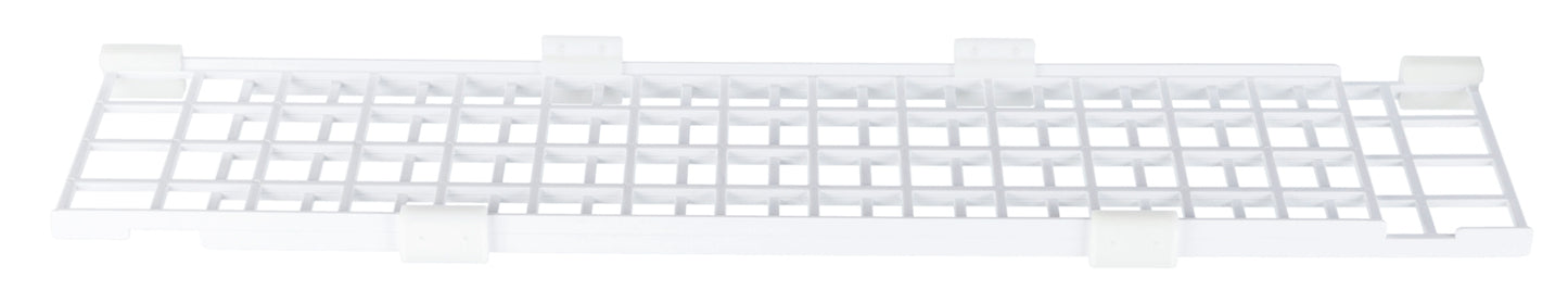 Schutzgitter für Fenster, oben/unten, ausziehbar, 75125 × 16 cm, weiß