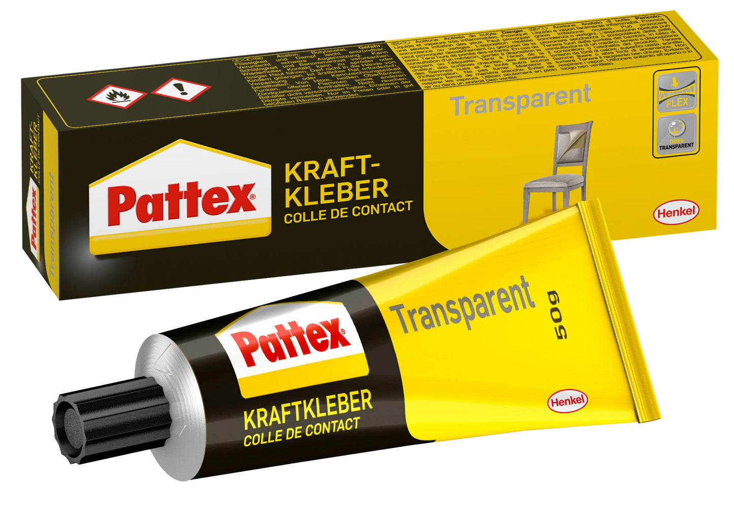 Pattex Kraftkleber transparent | 50g