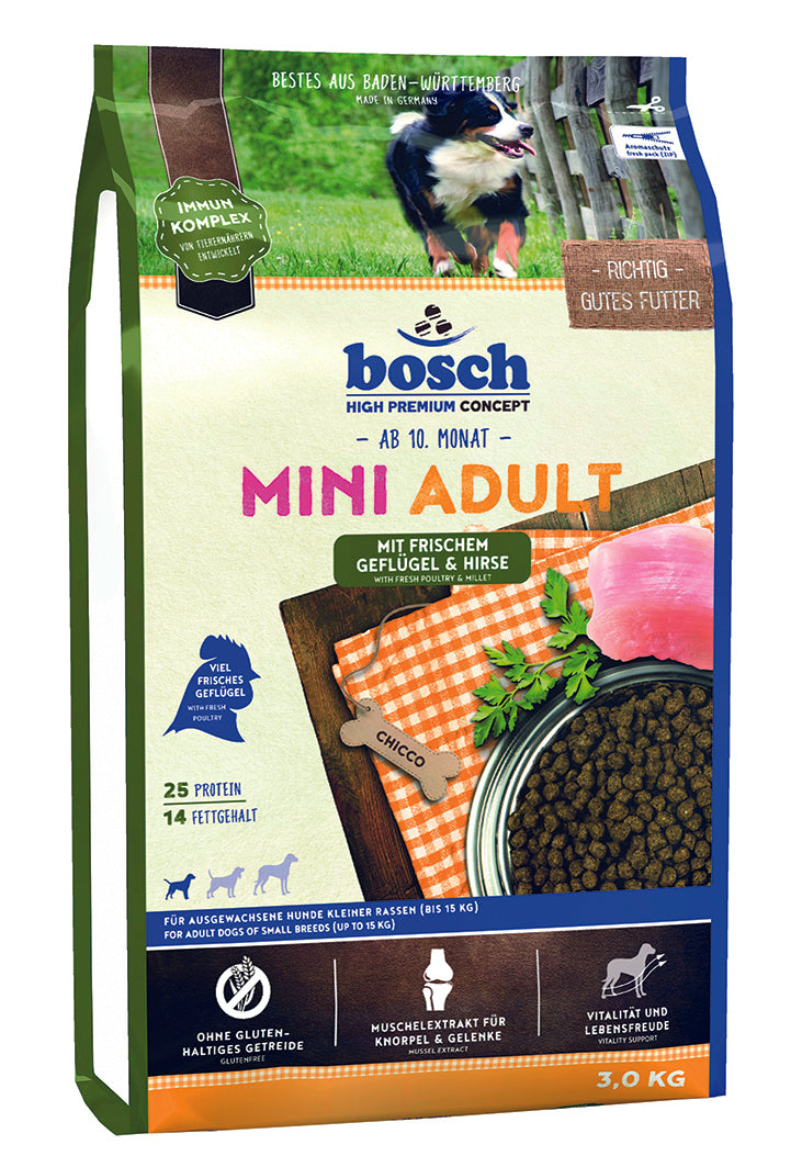 Bosch Mini Adult Geflügel & Hirse 3 kg