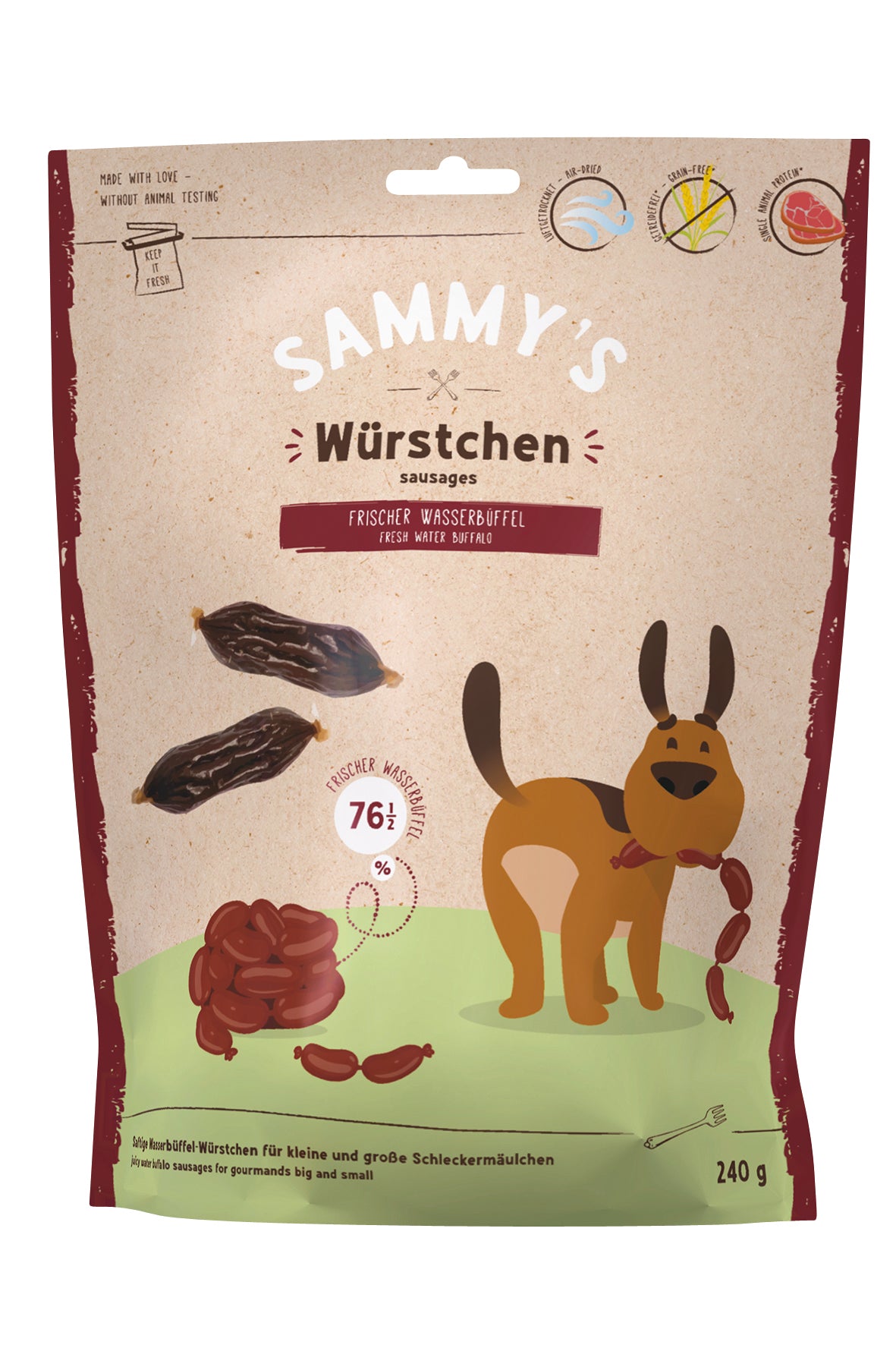 Sammy´s Würstchen Wasserbüffel 240 g