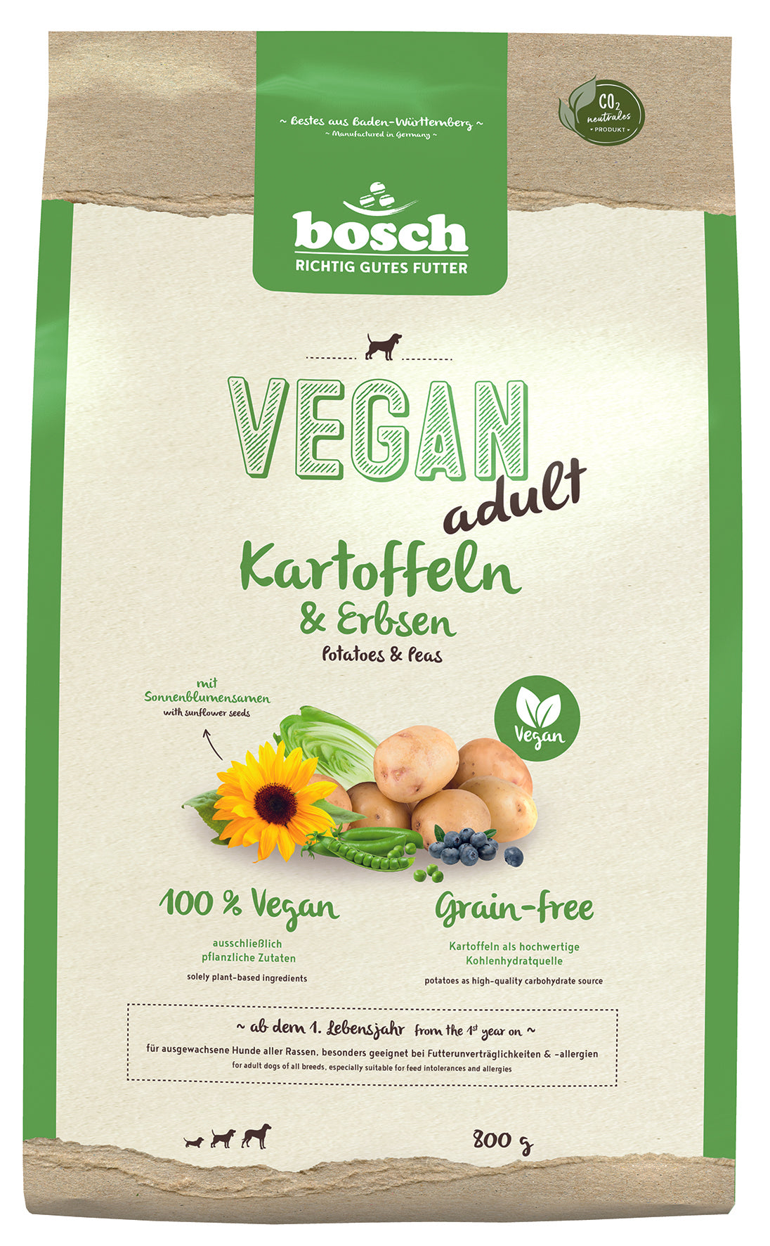 Bosch Vegan Adult Kart 800 g