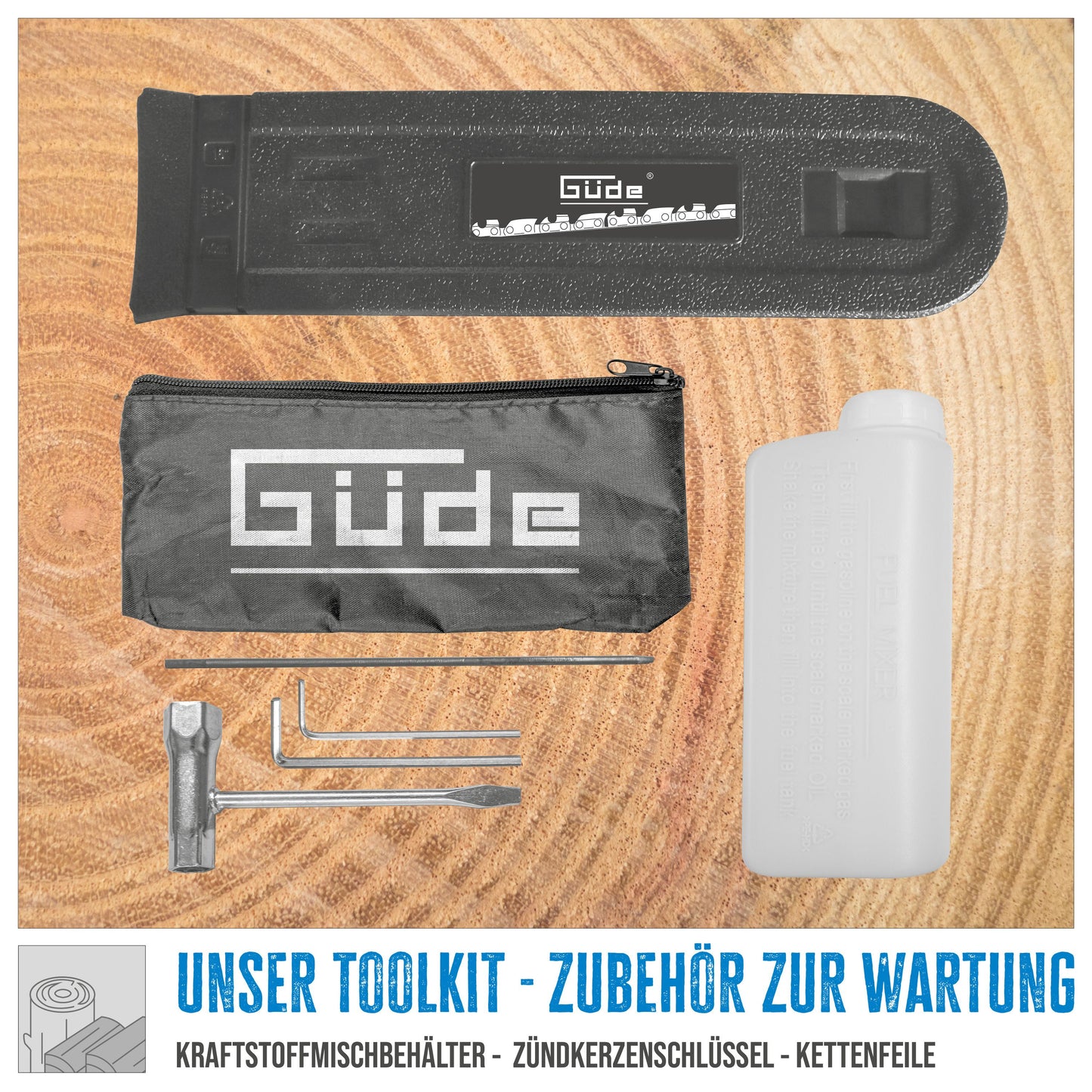 Güde Benzin Kettensäge Motorsäge KS 500-62 | 3,9 PS | 50 cm Schwert