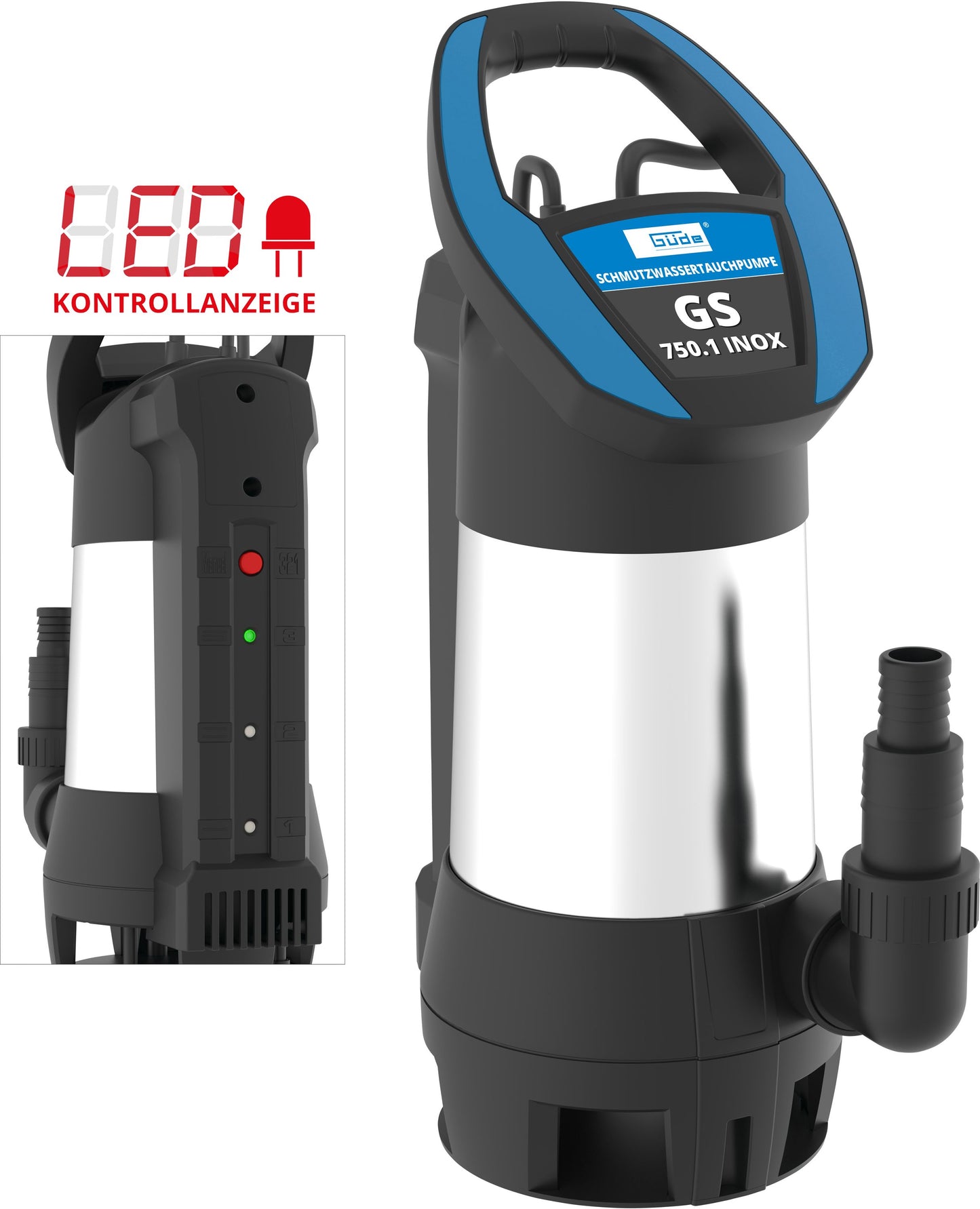Güde Schmutzwassertauchpumpe GS 750.1 INOX