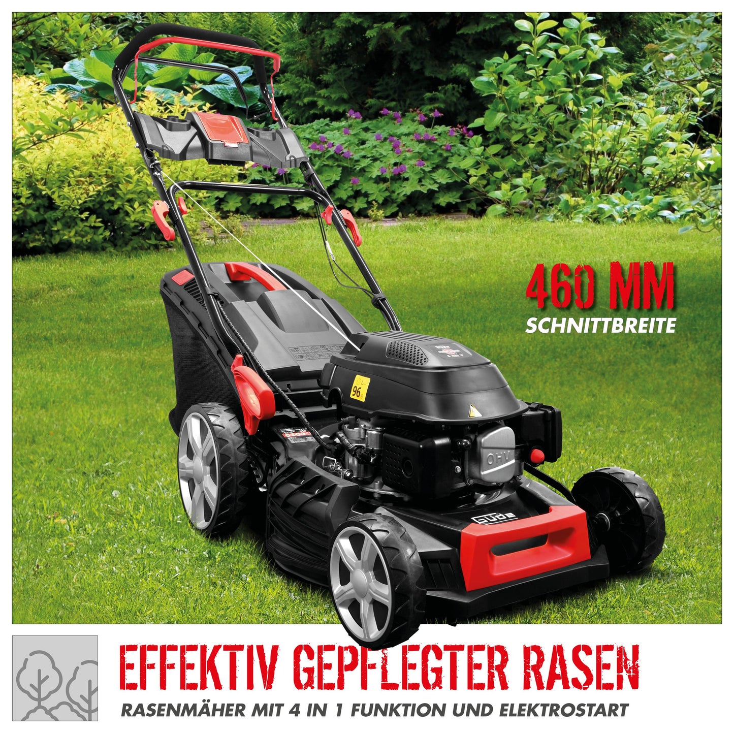 Güde Rasenmäher "ECO WHEELER" 464.4 R LI-ES | 46 cm (3,1 PS)