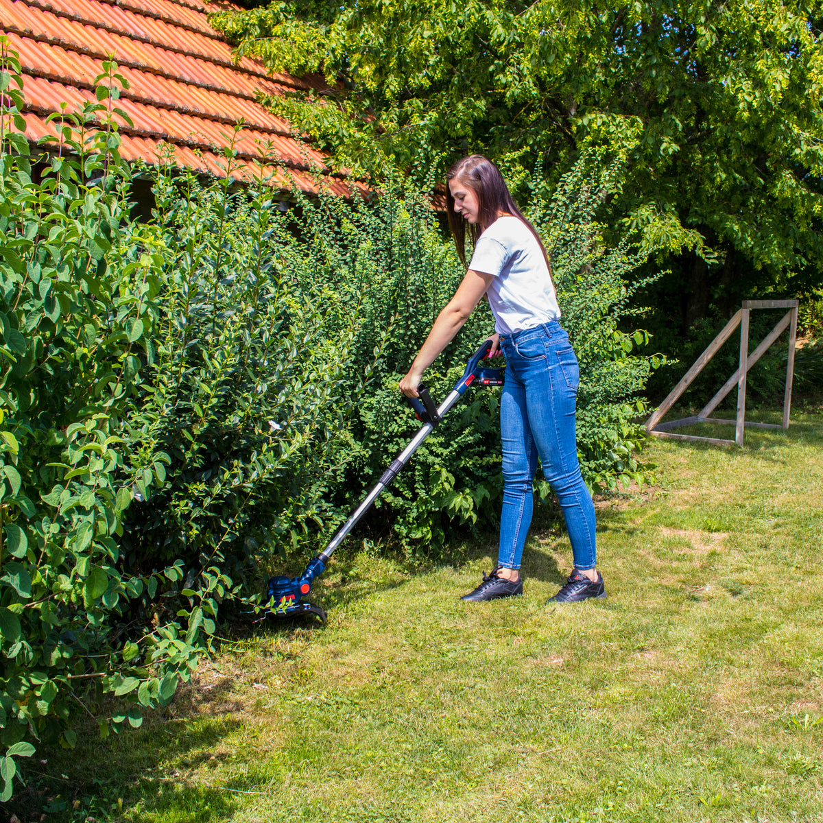 Güde Akku-Rasentrimmer RT 18-201-05 | 18V mit Doppelmesser