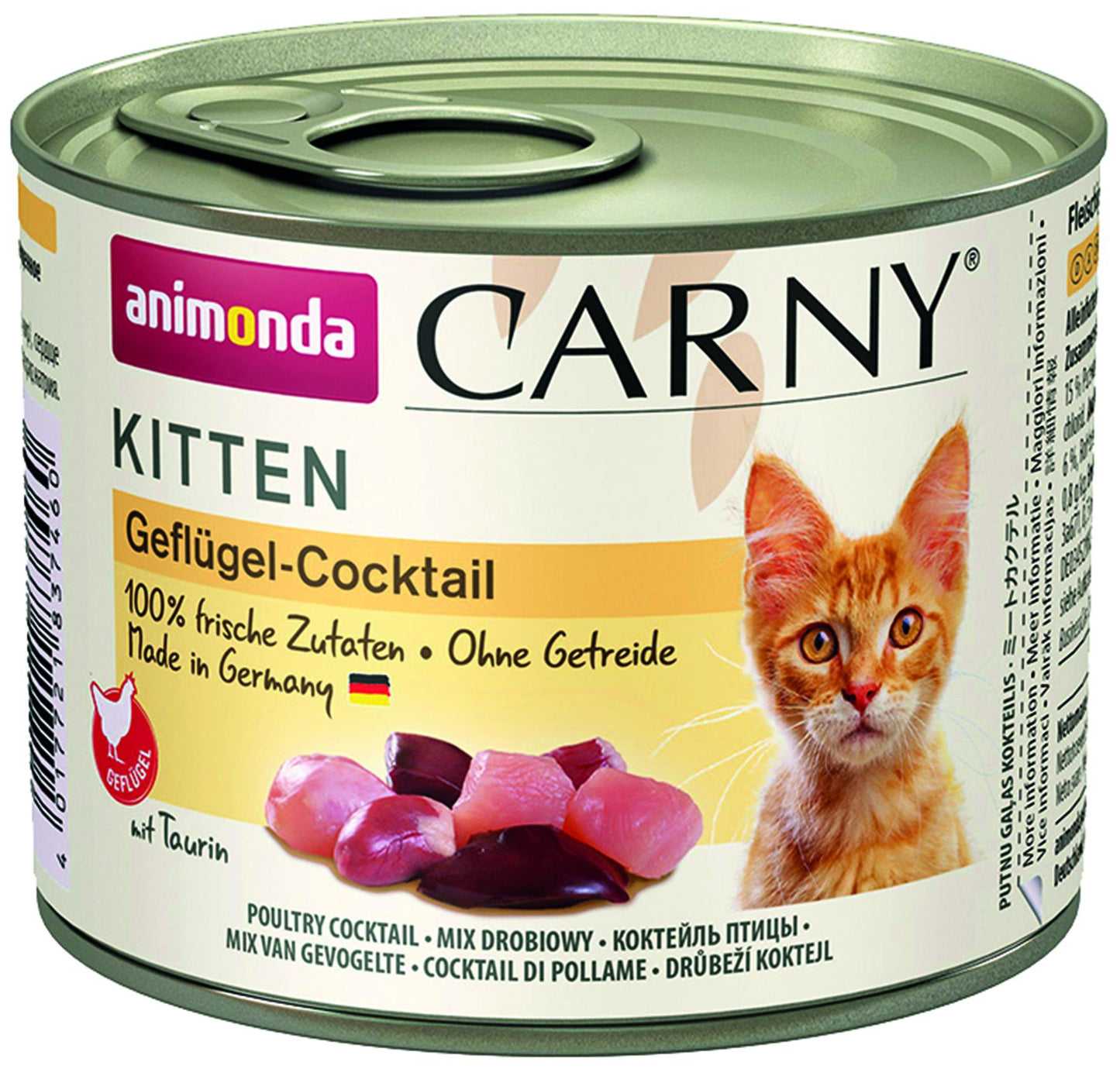 Ani. Cat Dose Carny Kitten Geflügel-Cock