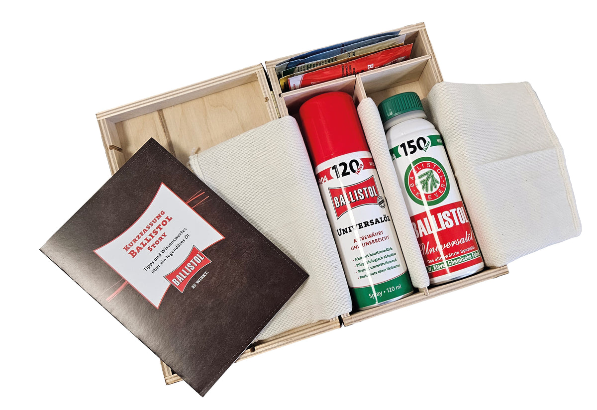 Ballistol Jubiläumsbox, limitierte Auflage