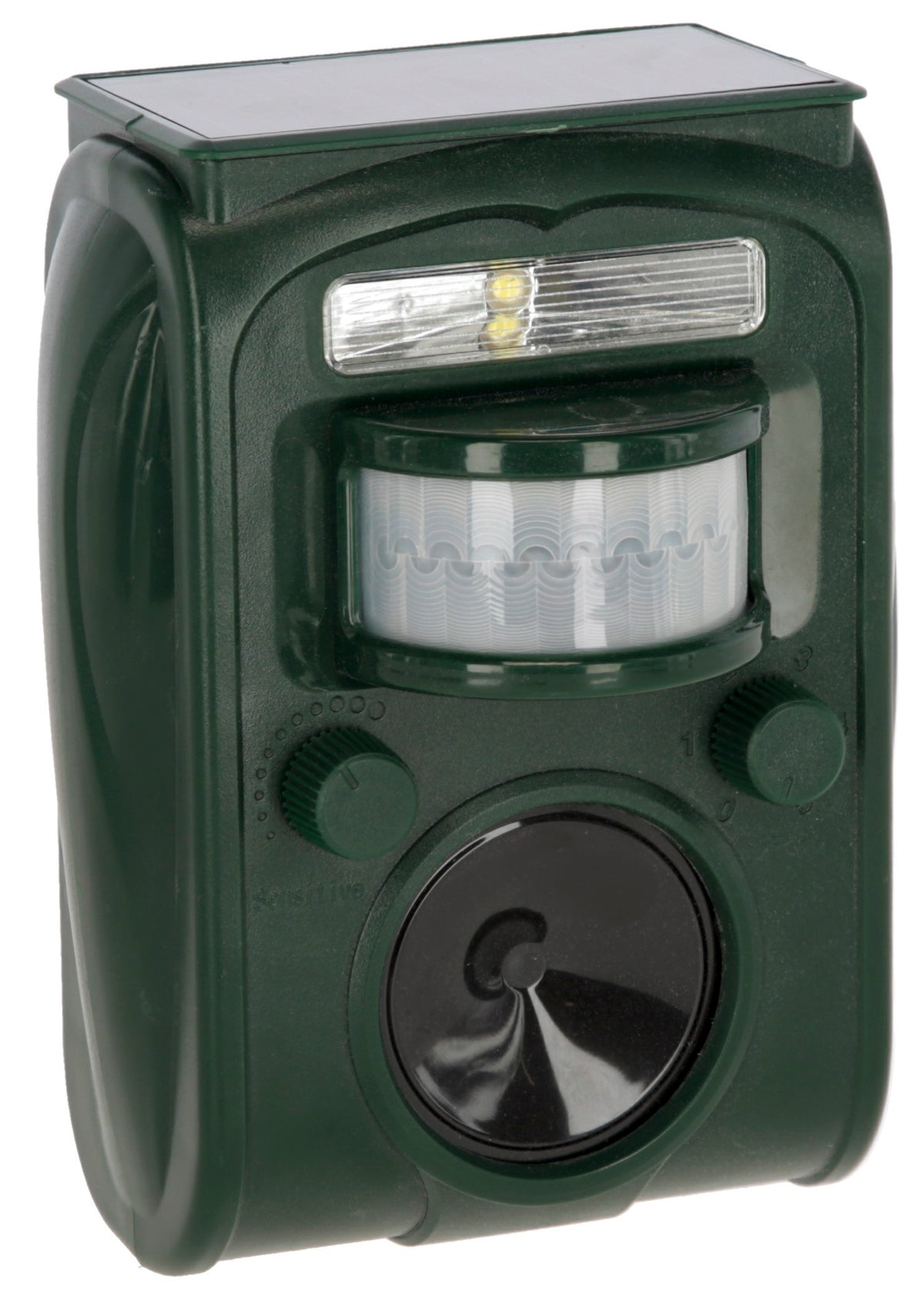CIT Ultraschall-Tiervertreiber „SonicFlash“ mit Solarpanel | zuverlässige Wild- & Vogelabwehr