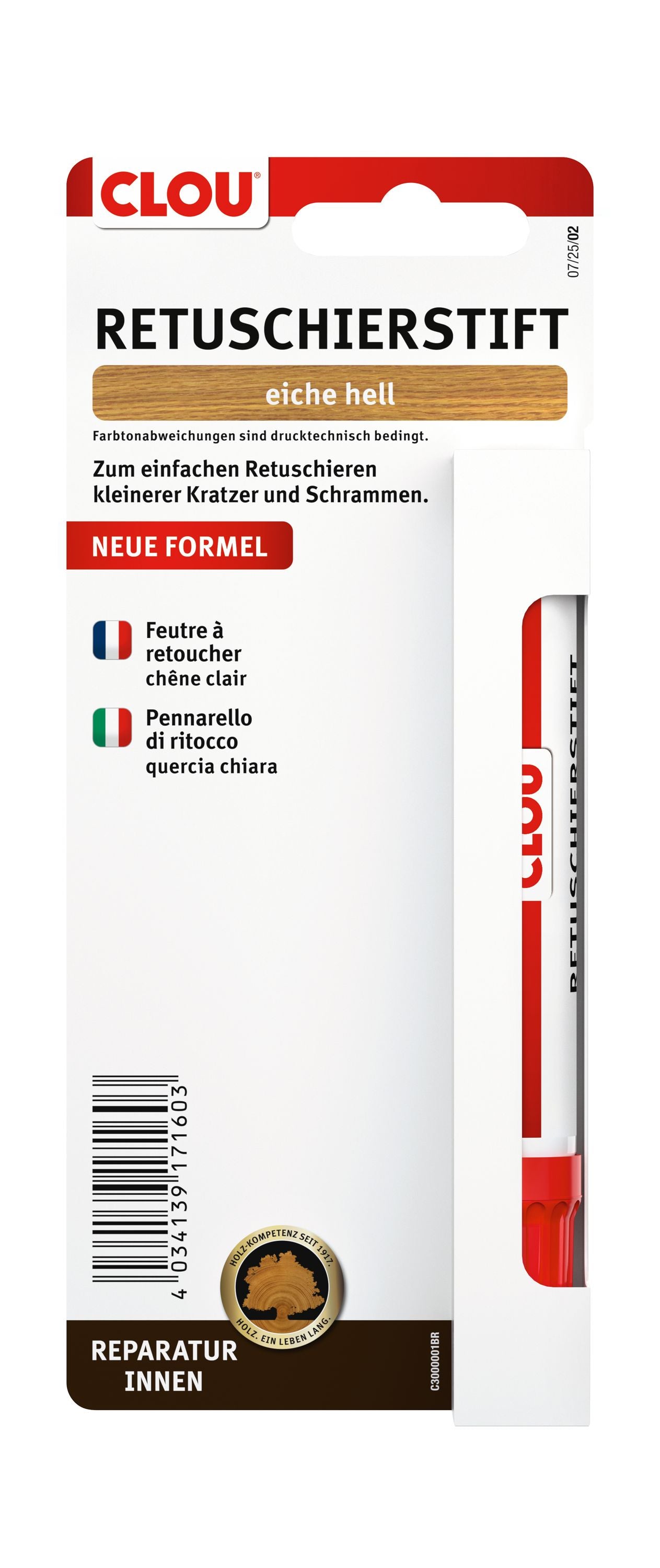 Ret.Stift Eiche H.6x