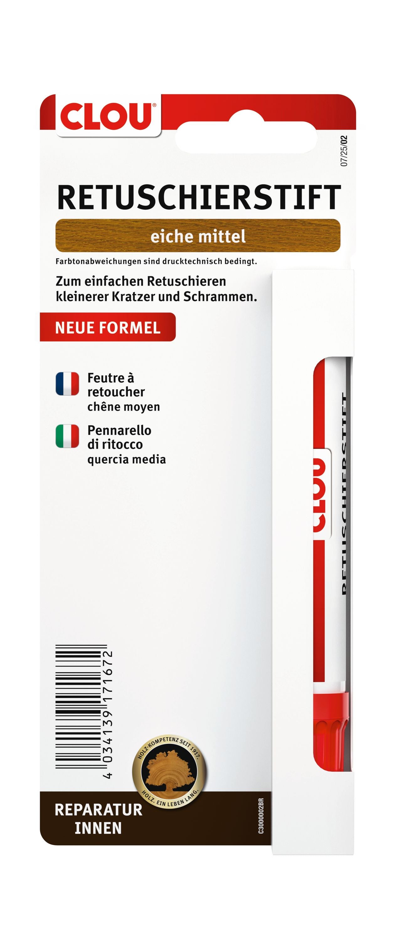 Ret.Stift Eiche M.6x