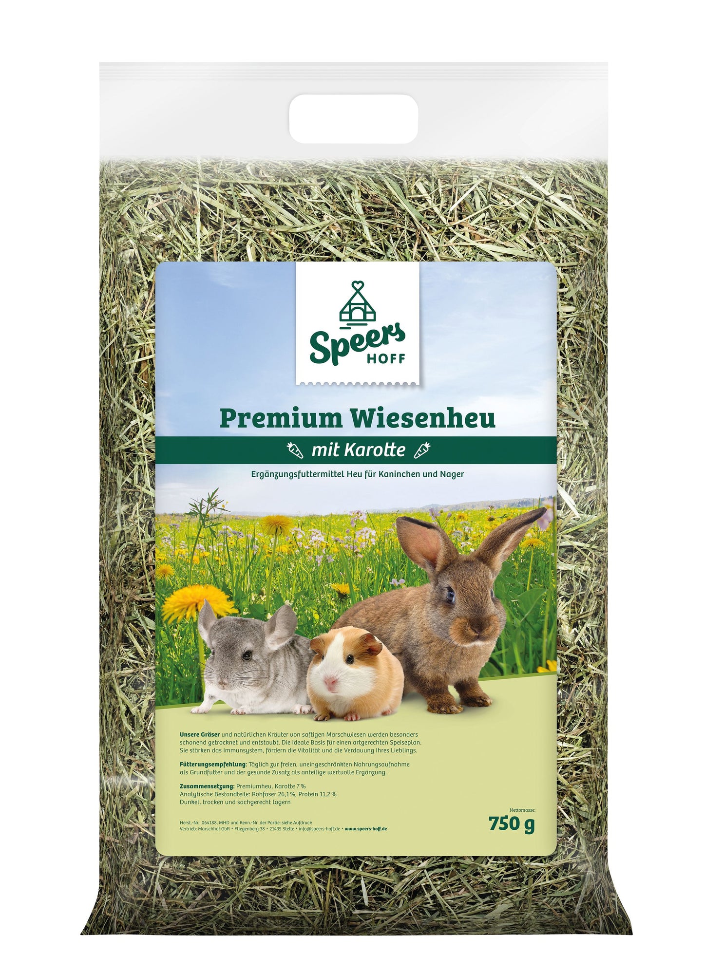 Speers Möhrchenwiese Heu 750 g