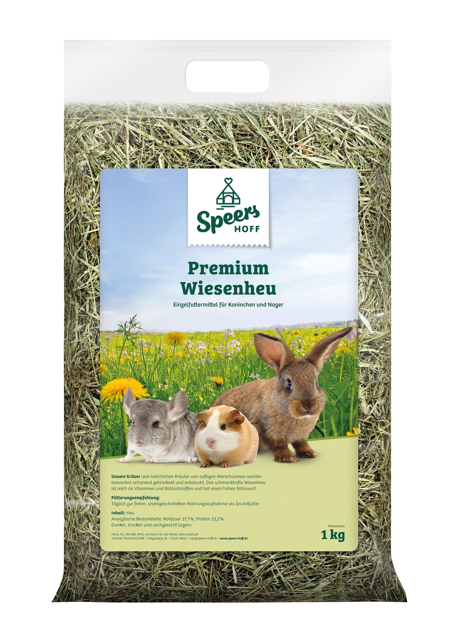 Speers Heu handgestopft, 1 kg
