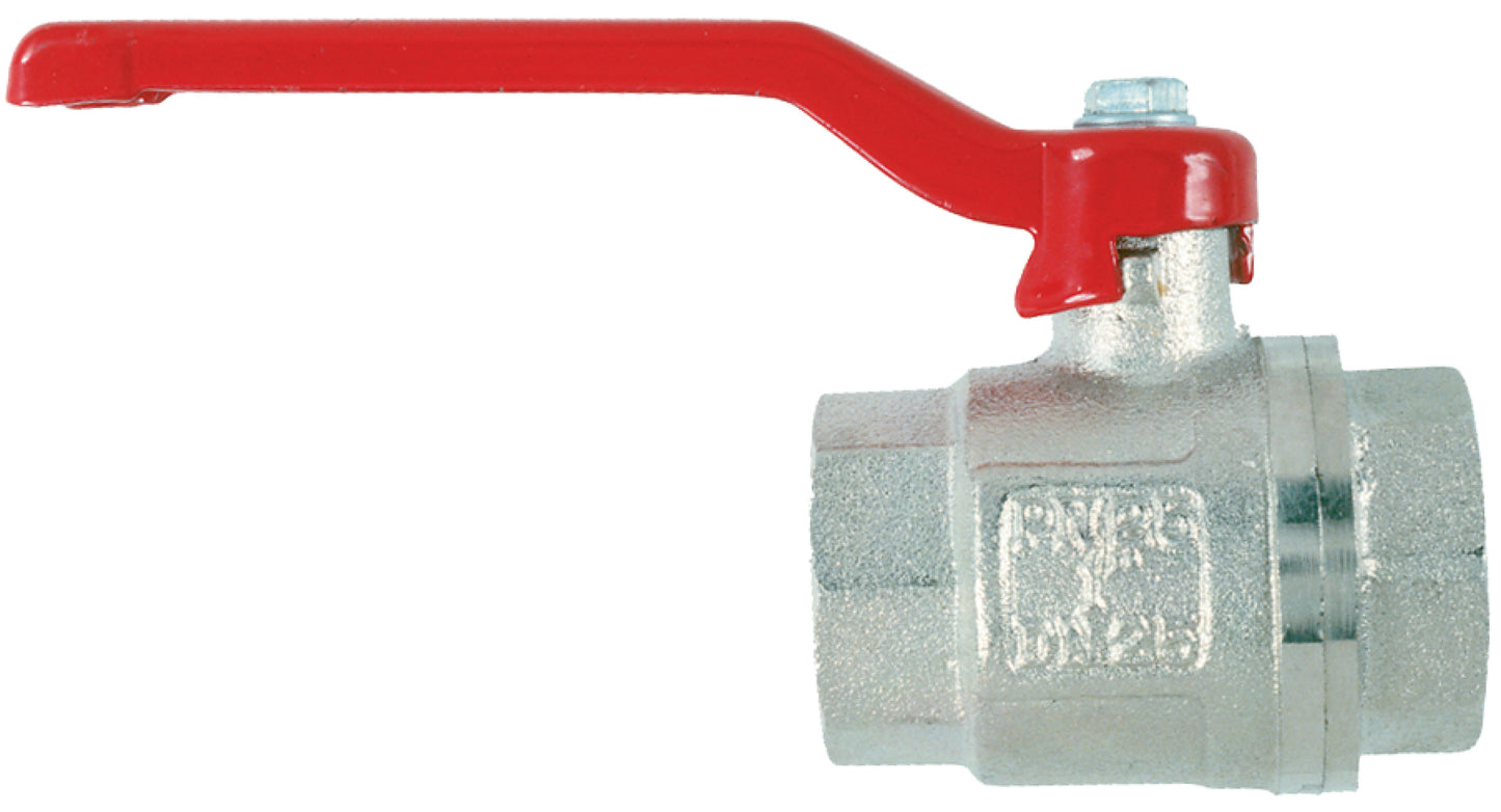 Kugelhahn 3/4" Hebelgriff matt chrom