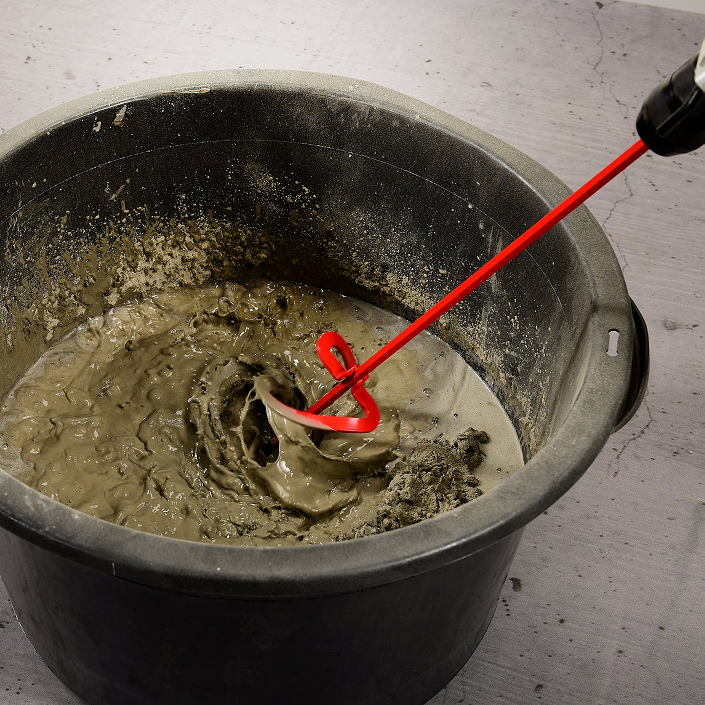 Rührquirl für Kleber 90x500mm für 10 mm Bohrfutter