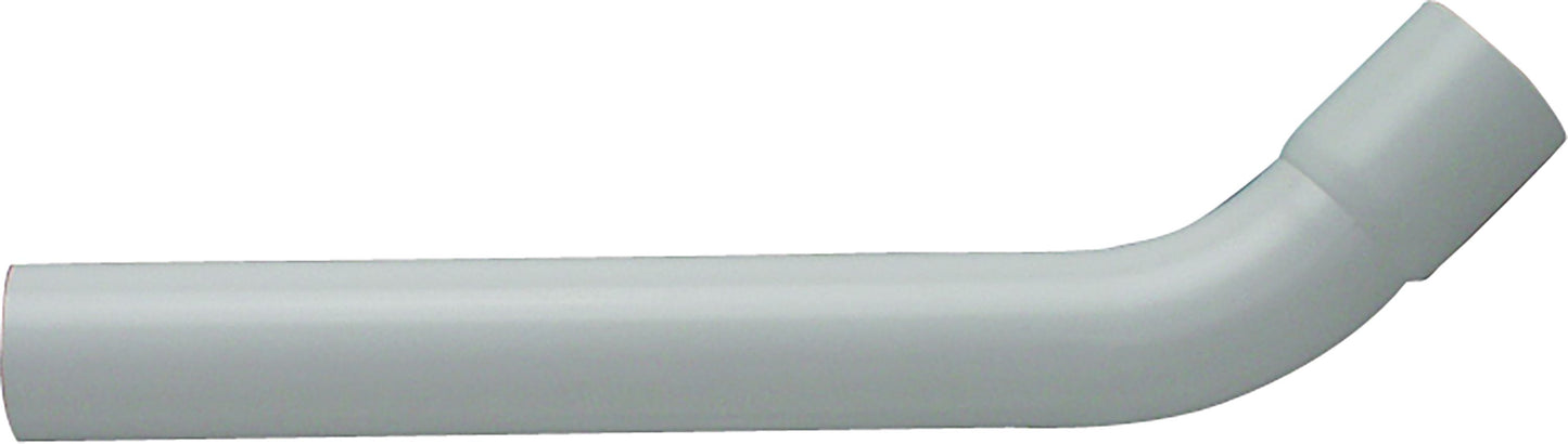 Spülrohrbogen 45 Grad mit Muffe weiß