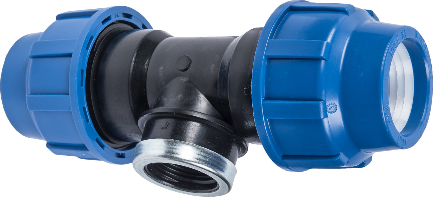 PE-T-Stück 20mmx1/2 IG 20mmx1/2''IG