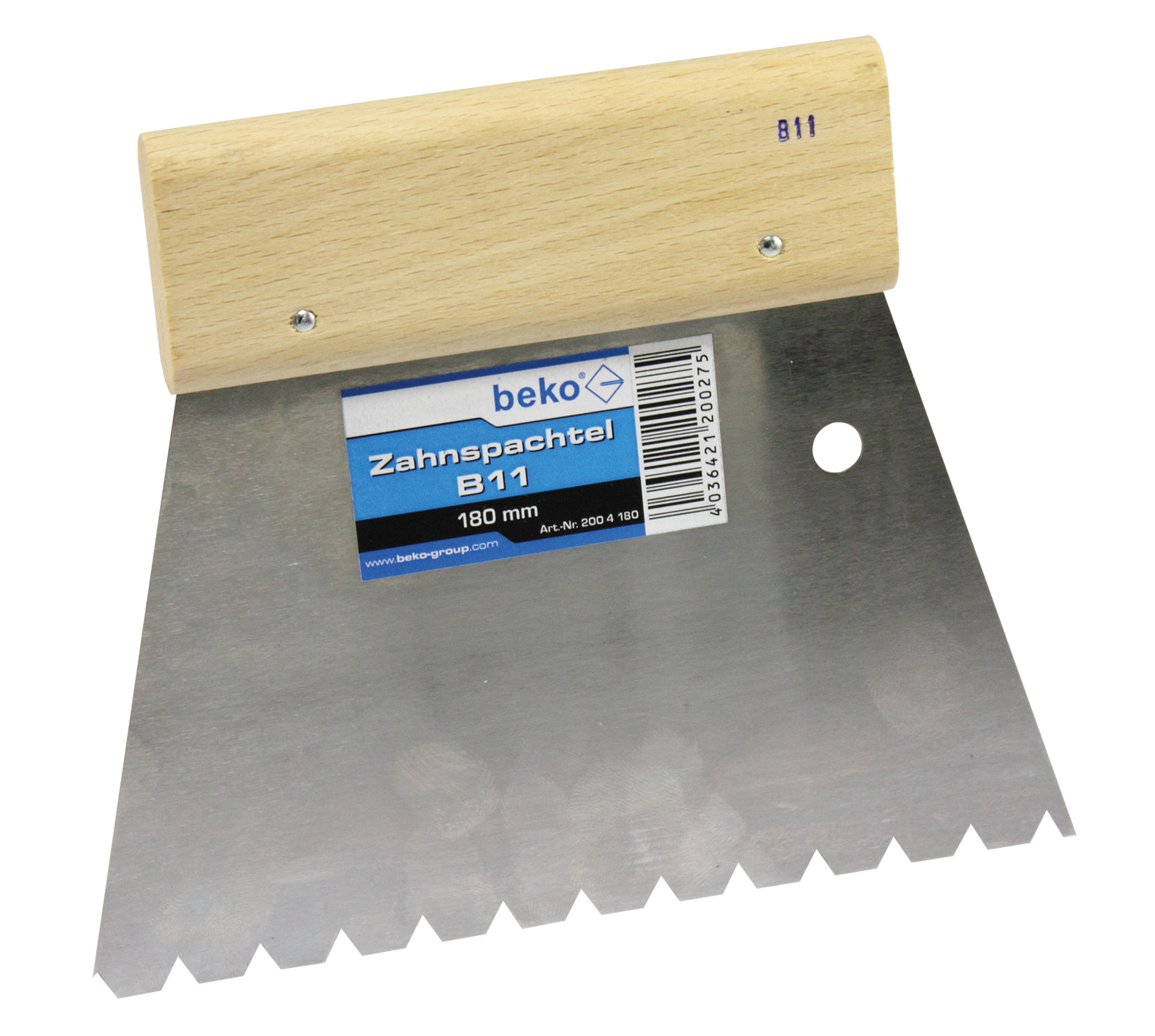 Zahnspachtel B11 180 mm