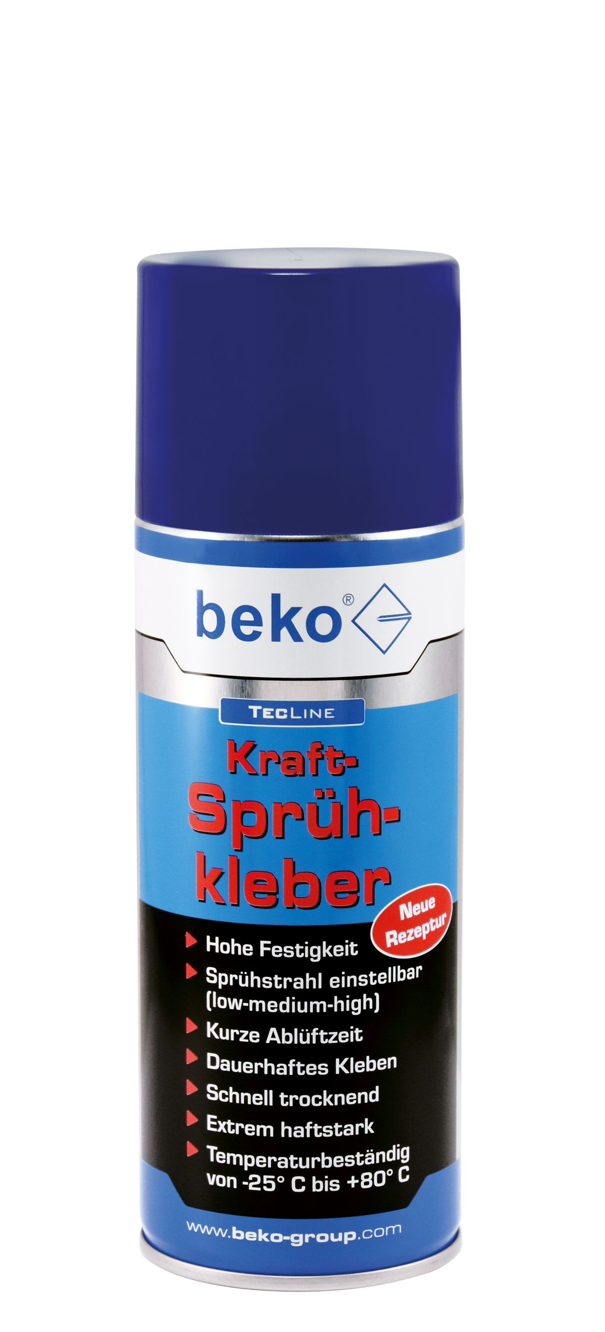 TecLine Kraft-Sprühkleber 400 ml, Düse verstellbar