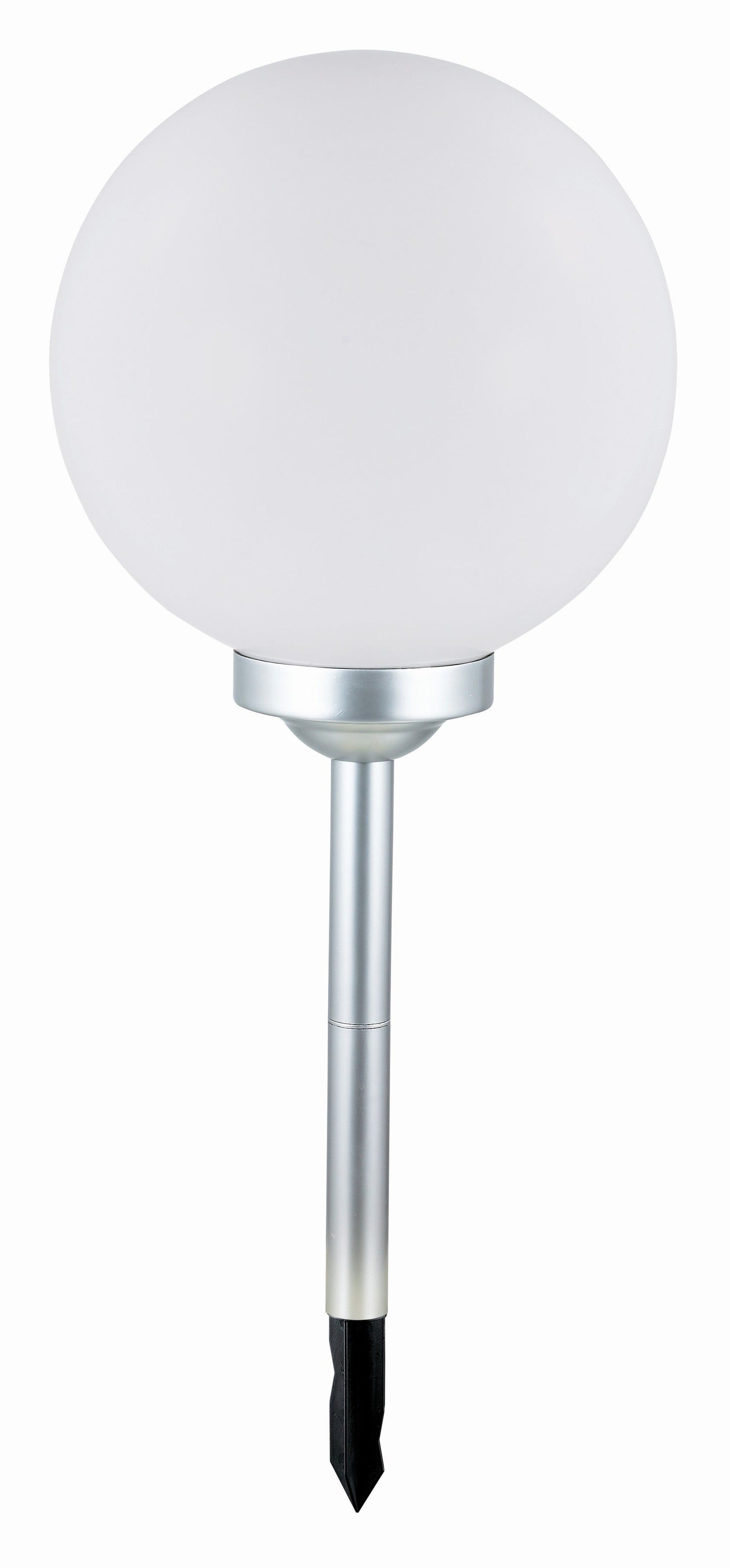 Solar Leuchtkugel LED Ø30cm mit Erdspieß, Kunststoff weiß