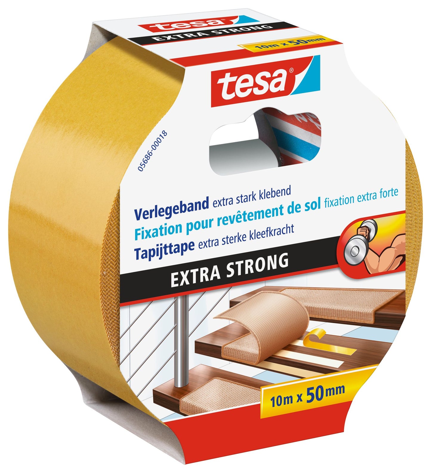 tesa® Verlegeband extra stark 50mm | 10m