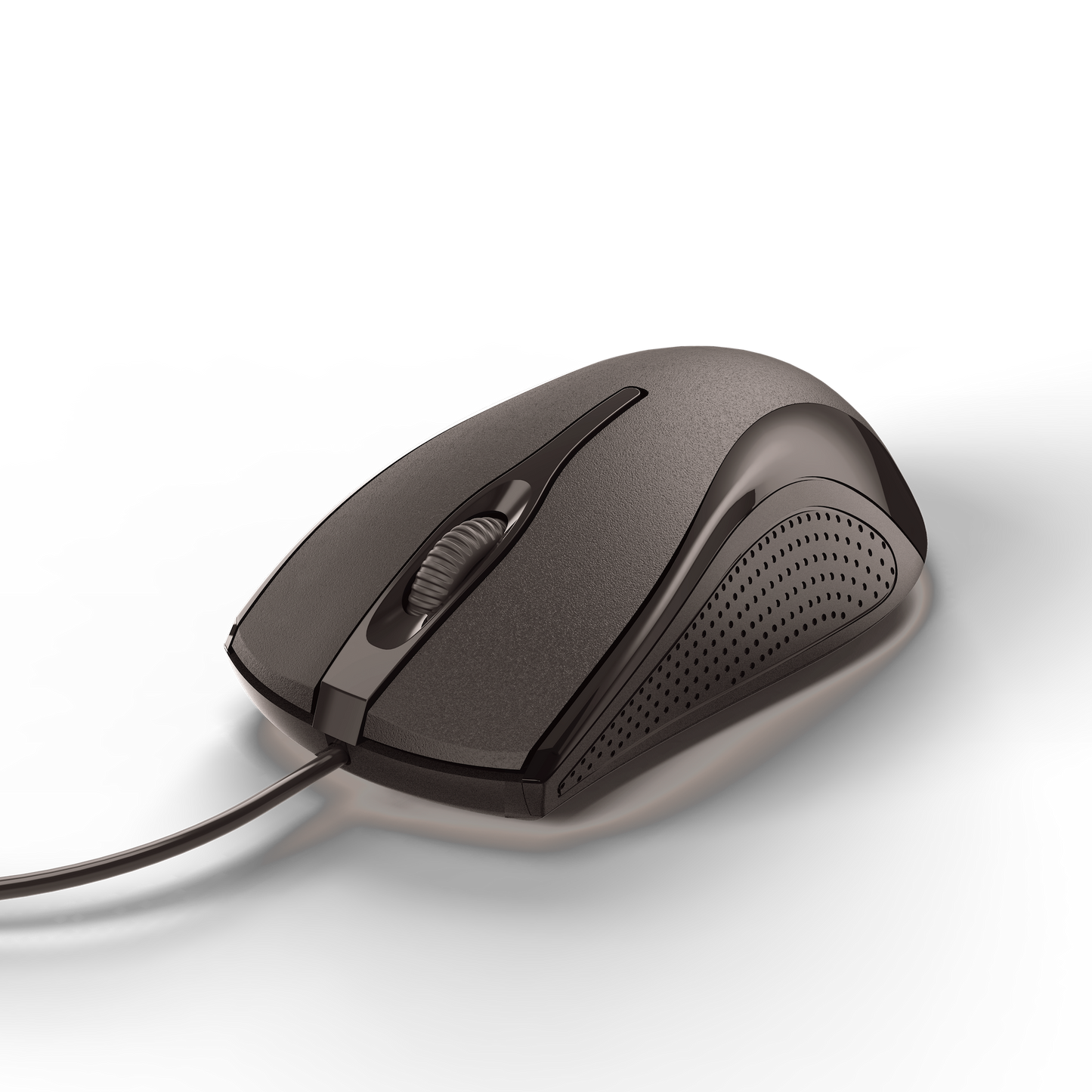 Optische 3-Tasten-Maus "MC-200", kabelgebunden, Schwarz