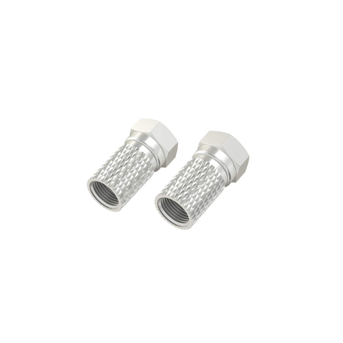 Hama F-Stecker 6,8 mm Schraubbar | 4 Stück
