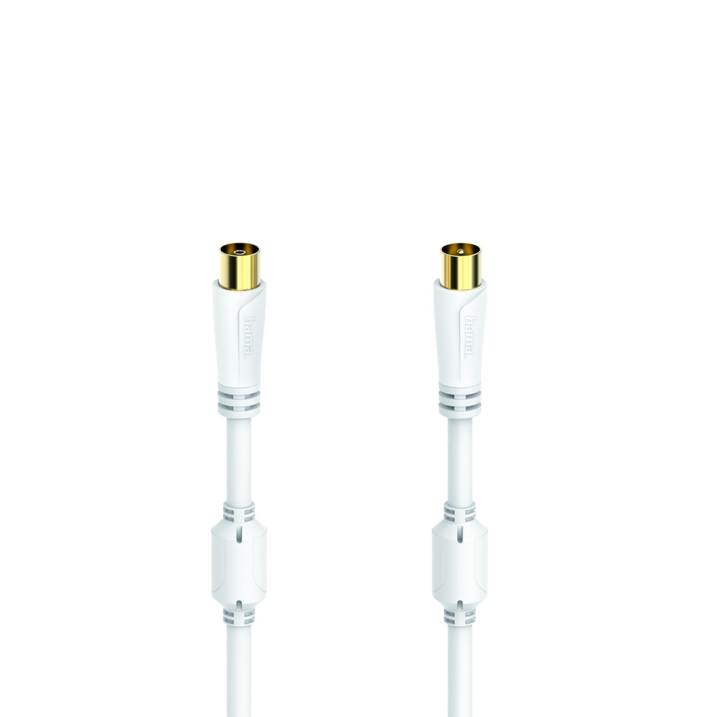 Antennen-Kabel, vergoldet 5,0m Koax-St - Koax-Kupplung, 100dB