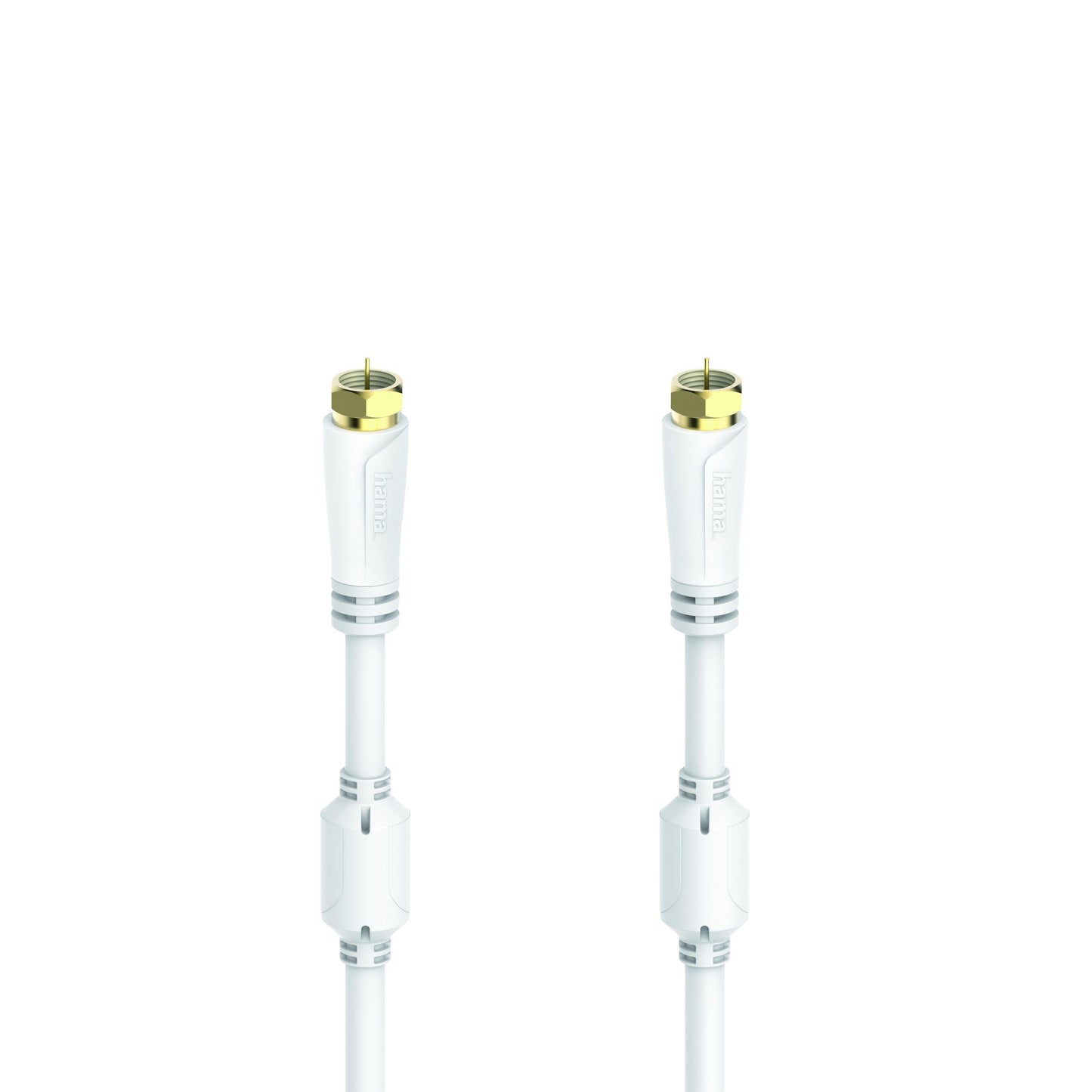 SAT-Anschlusskabel, 5,0m 100dB F-Stecker - F-St, vergoldet