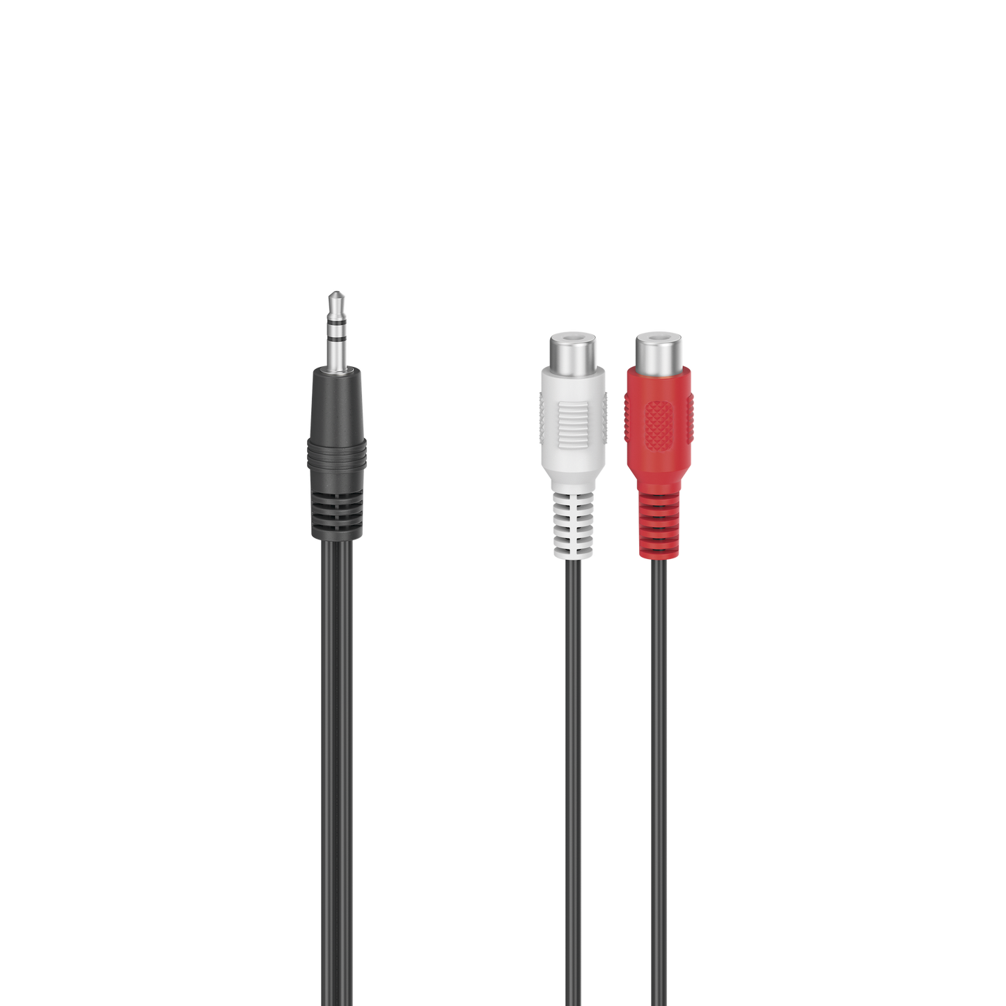 Hama Audio‑Adapter 2×Cinch‑Kupplung auf 3,5 mm Klinkenstecker Stereo