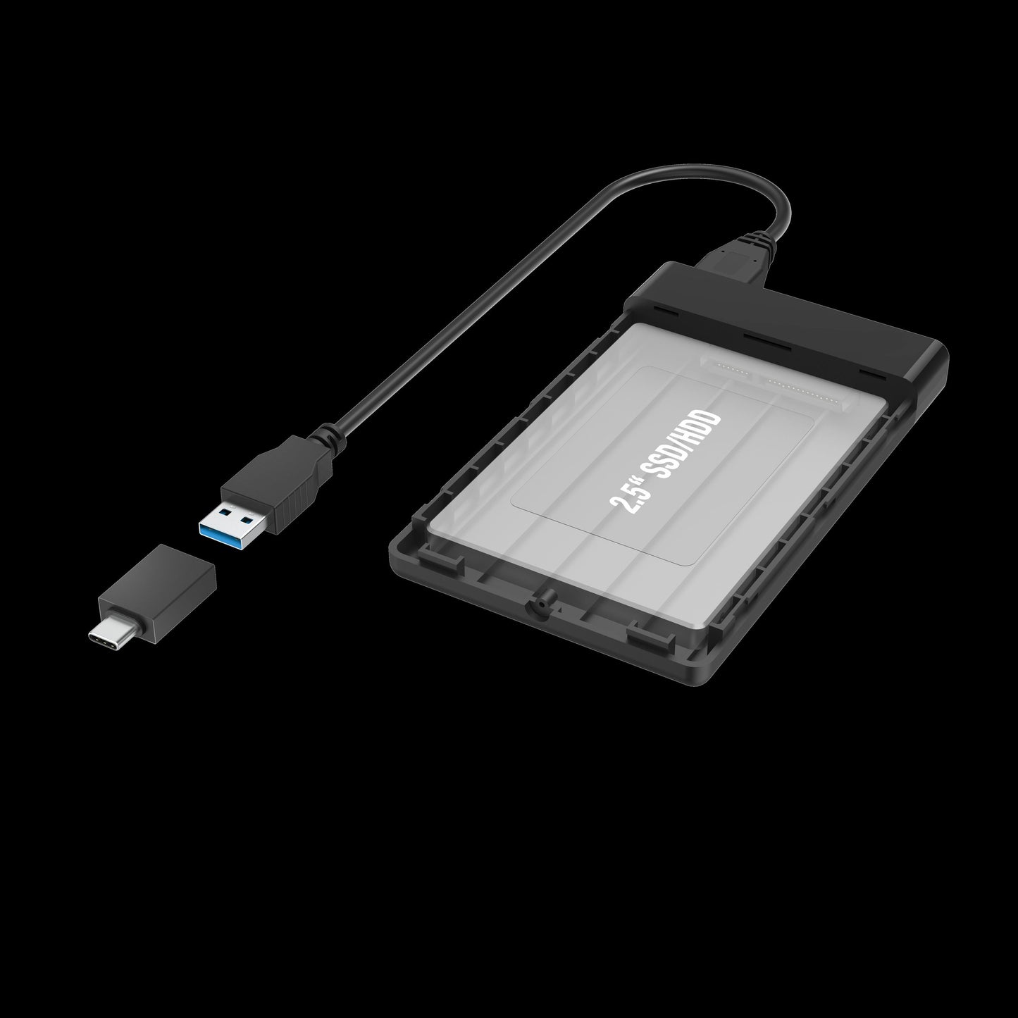 Hama USB-Festplattengehäuse für 2,5'' SSD- und HDD-Festplatten