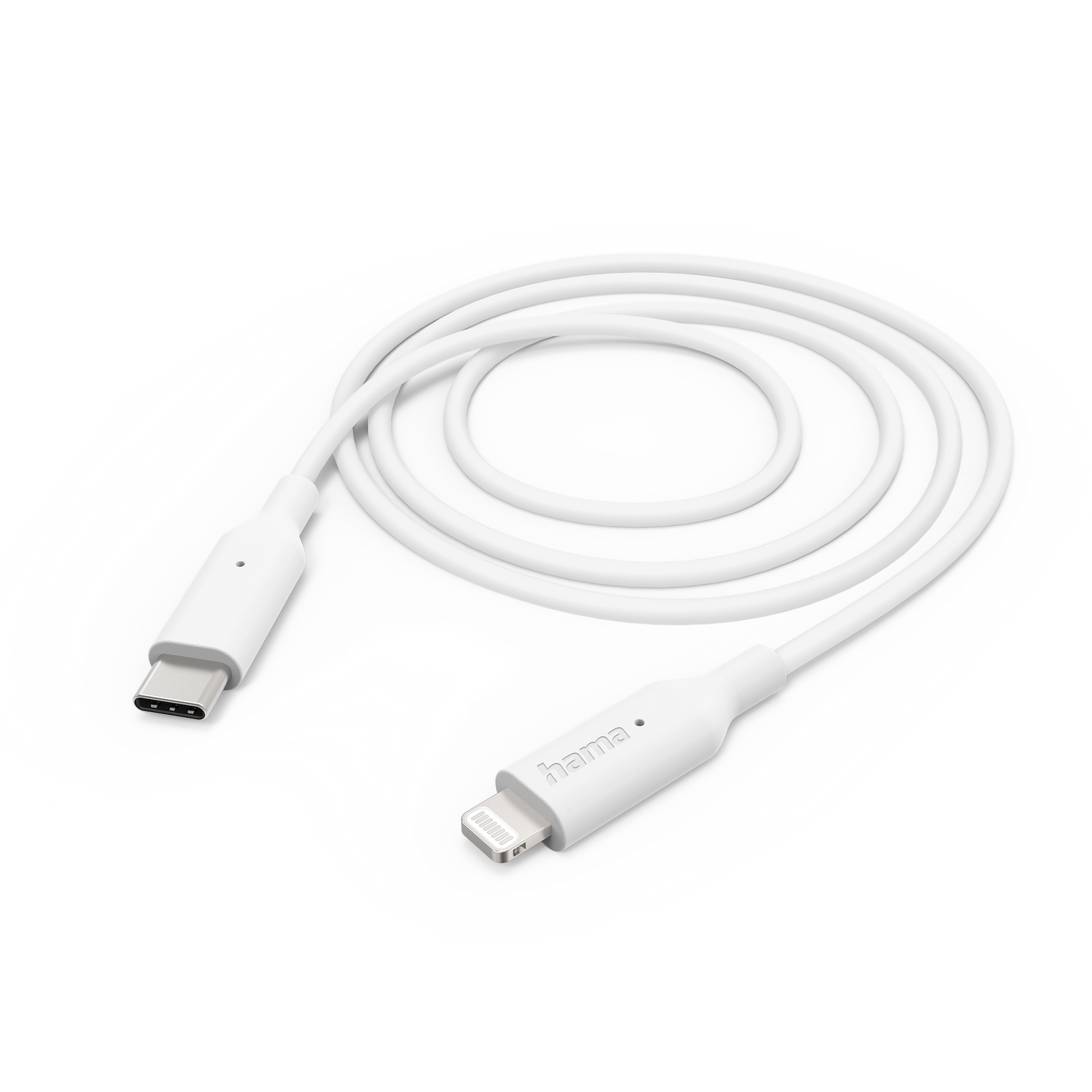 Hama USB‑C auf Lightning Ladekabel 1 m | weiß