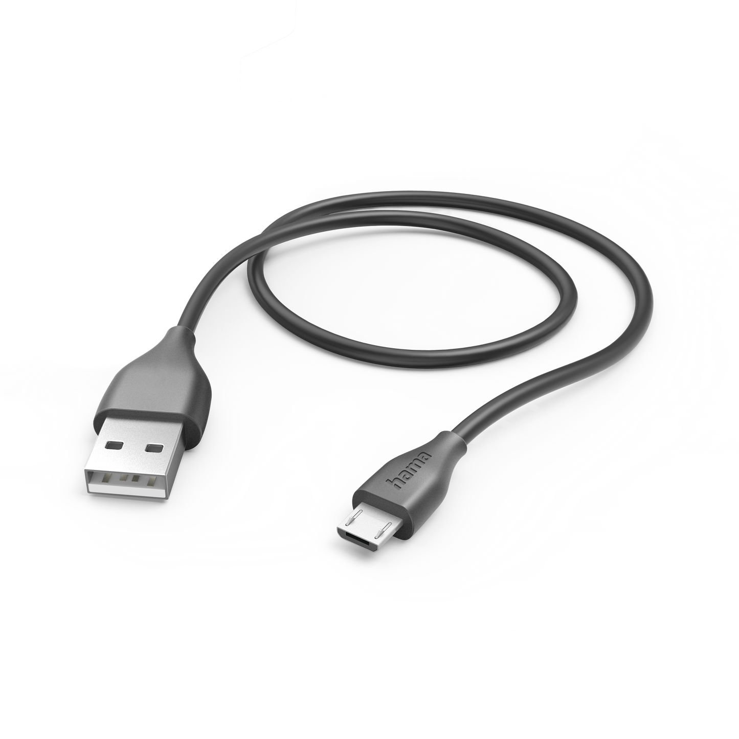 Hama USB-A auf Micro-USB Ladekabel 1,5 m Schwarz
