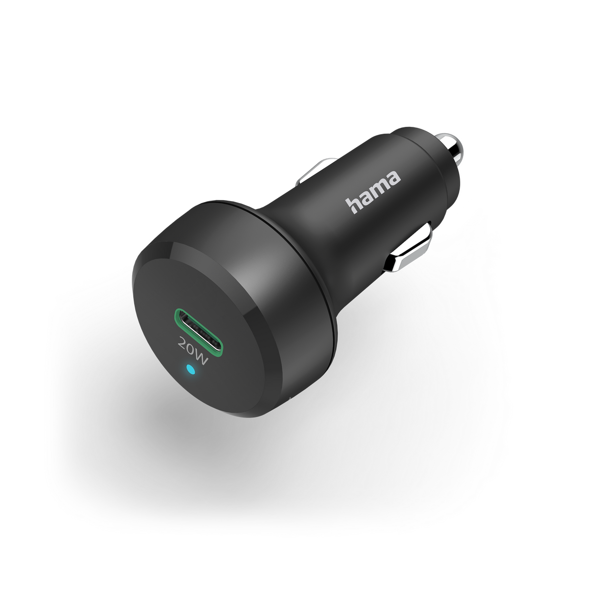 Hama Auto Schnellladegerät USB-C PD 20 W Schwarz