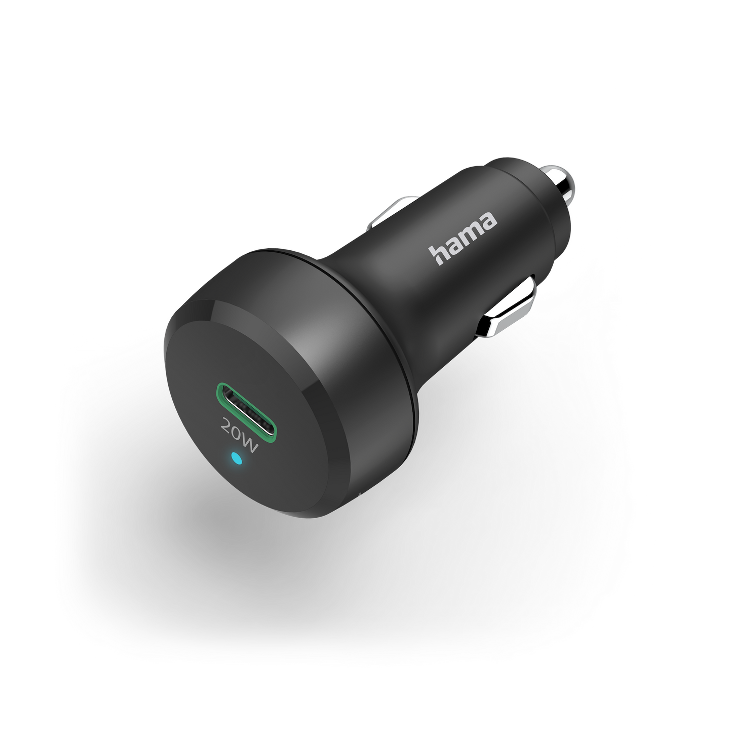 Hama Auto Schnellladegerät USB-C PD 20 W Schwarz