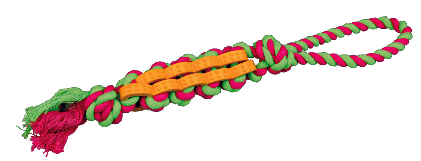 Twisted Stick am Tau, Naturgummi, 37 cm
