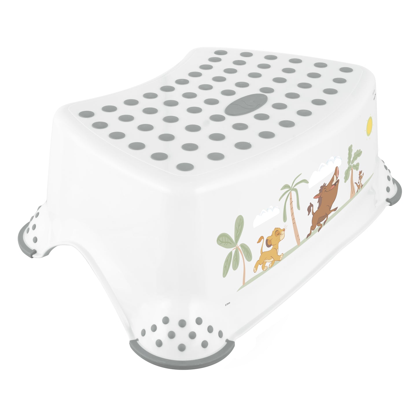 Tritthocker Tomek Lion King mit Anti-Rutsch white