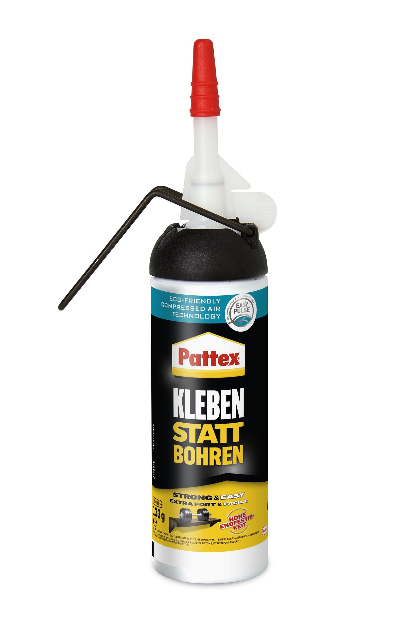 Pattex Kleben statt Bohren als Kartuschen-Spender | 133g