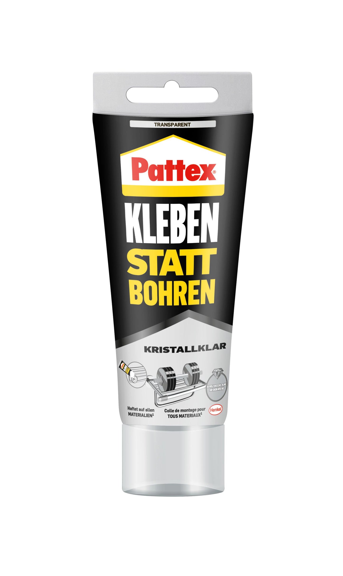 Pattex Kleben statt Bohren "Kristallklar" | 90g