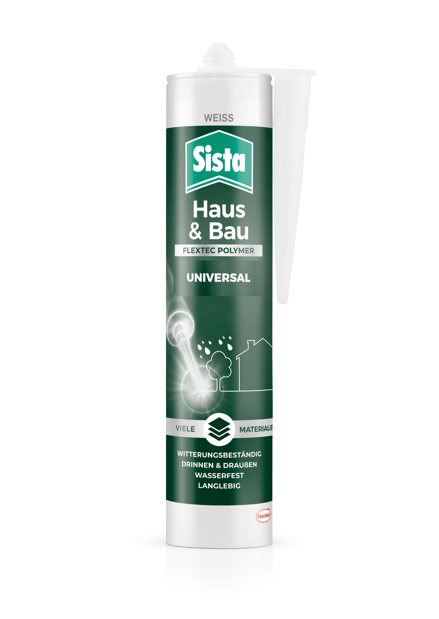 Sista "Haus und Bau" Universal-Silikon weiß | 280ml