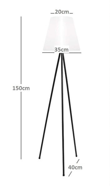 Solar LED 3-Bein Standleuchte Hx150cm Solar+USB-Ladung