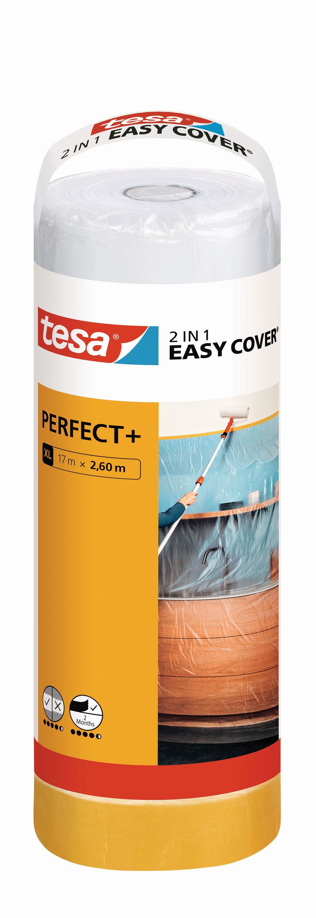 tesa Easy Cover Perfect+ Nachfüllpackung | 2,60m x 17m