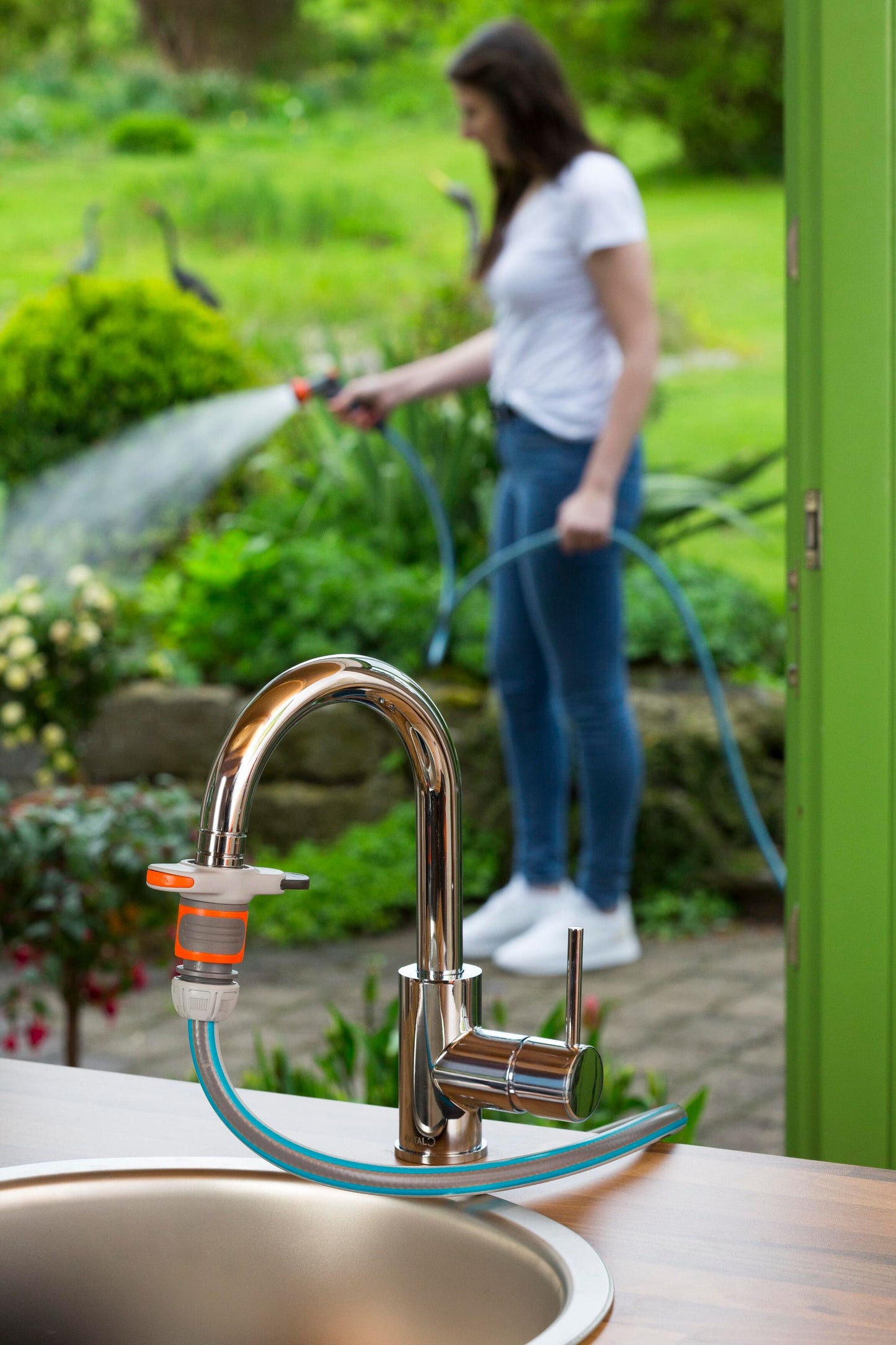Gardena Hahnverbinder für Indoor-Wasserhähne