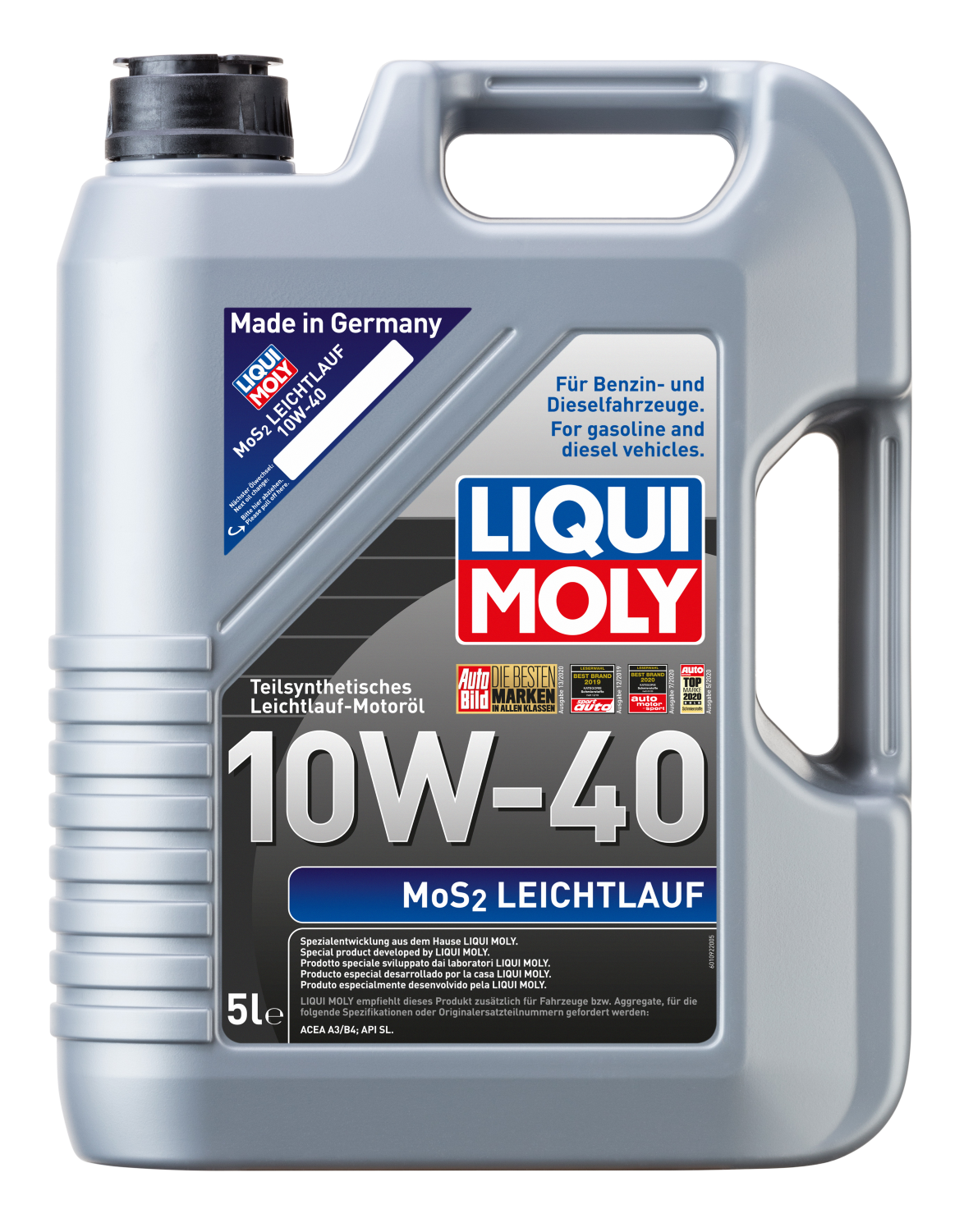 Liqui Moly MOS2-Leichtlauföl | 10W-40 | 1 Liter