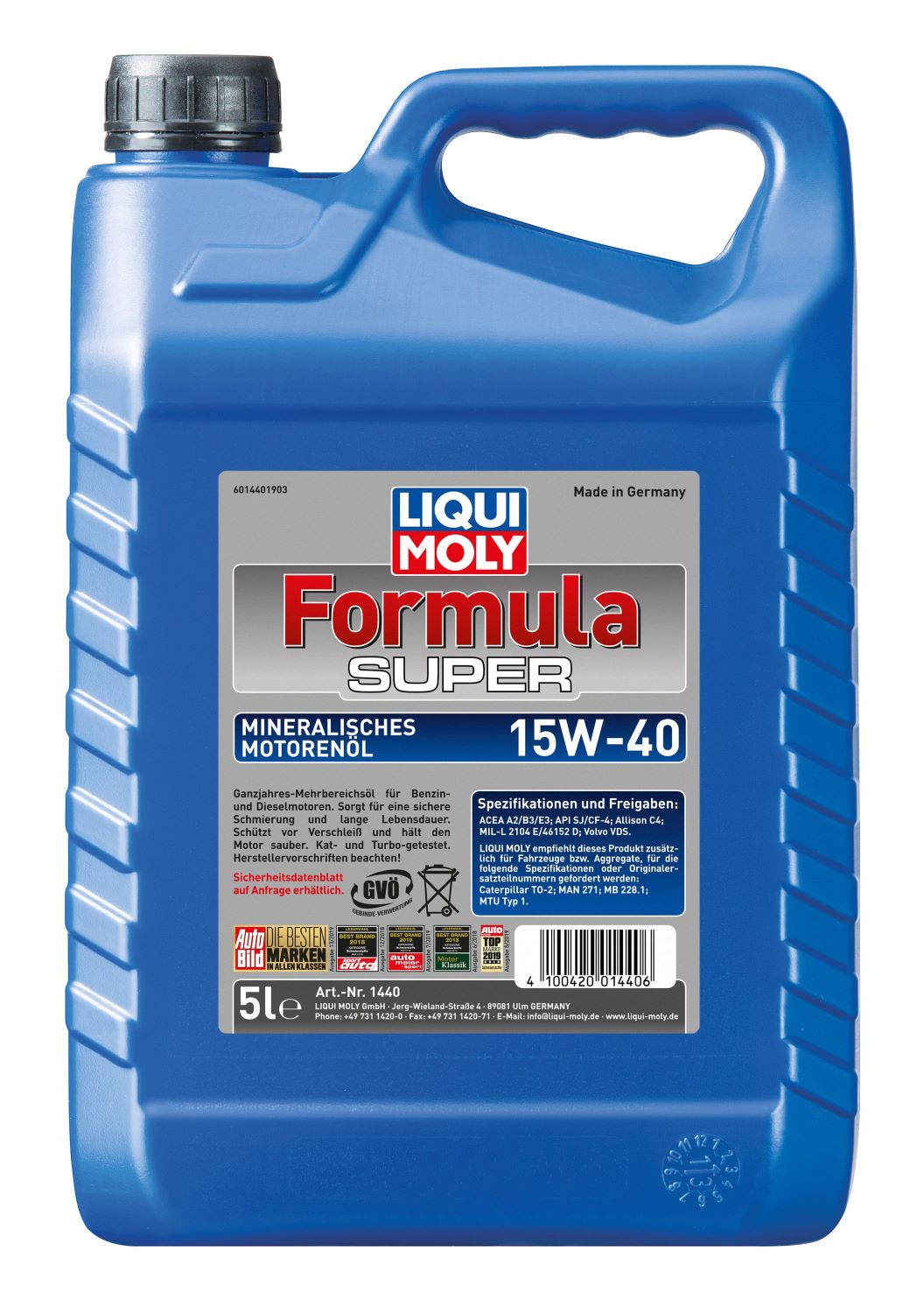 Ganzjahresöl Formular Super 15W-40