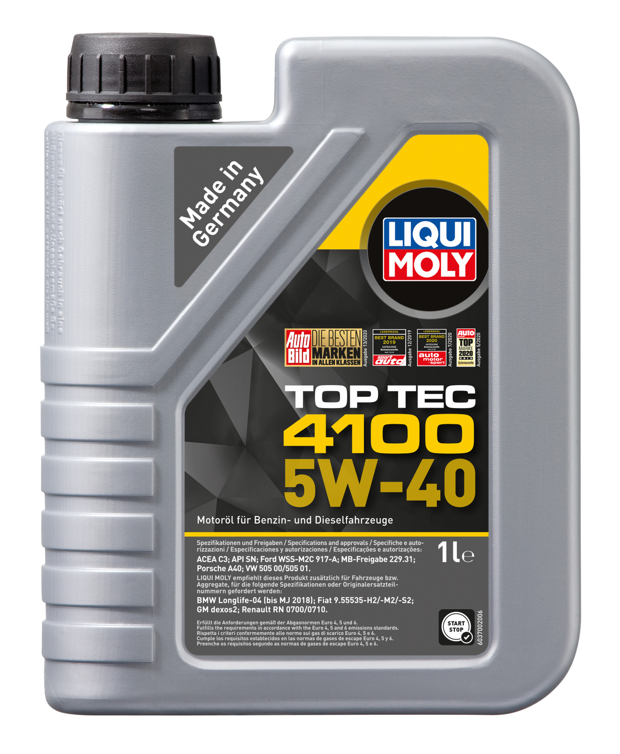 Liqui Moly Top Tec 4100 | 5W-40 | 1 Liter